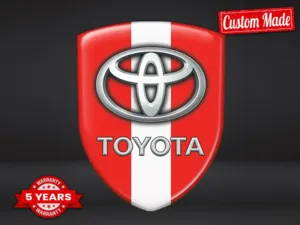 Toyota Adesivi Auto Aziendali Edizione Eleganti Pregiati